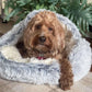 Calming Dog Bed Cave "Snuggle Sphere"