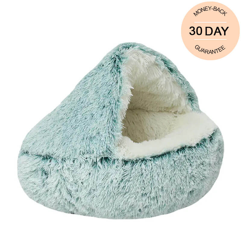 Calming Dog Bed Cave "Snuggle Sphere"