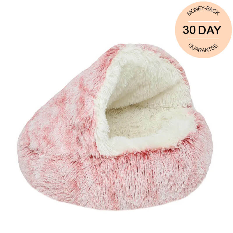 Calming Dog Bed Cave "Snuggle Sphere"